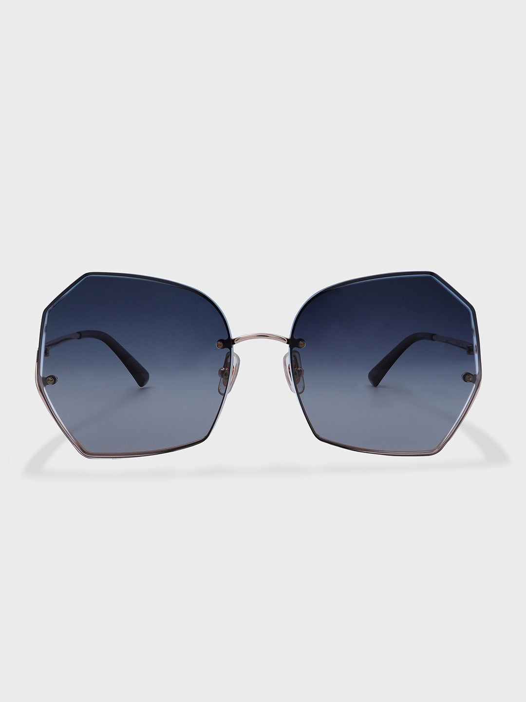 Valencia Hexagon top Oversized Sunglasses