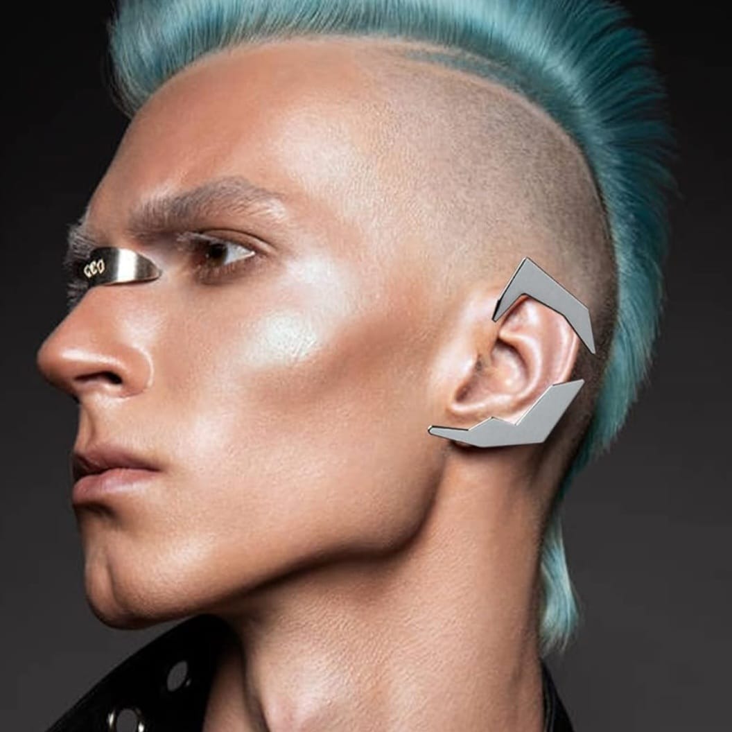 [ CYBER ] Futuristic Unisex Ear Clip - projectshades