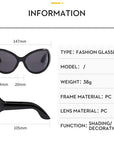 [ Griffin ] Oval Oversized Sunglasses