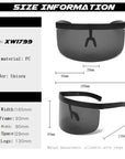 [ Typhon ] Oversized Visor Sunglasses