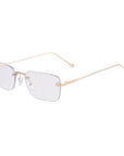 [ Credence ] Rimless Retro Sunglasses