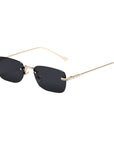 [ Credence ] Rimless Retro Sunglasses