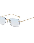 [ Credence ] Rimless Retro Sunglasses